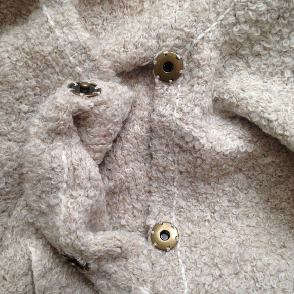 Free People Oversized Boucle Cardigan - Picture 6 of 8